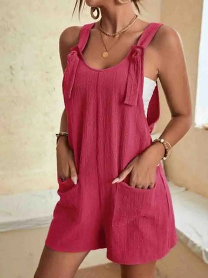 Daisy | Tie-Strap Romper Shorts