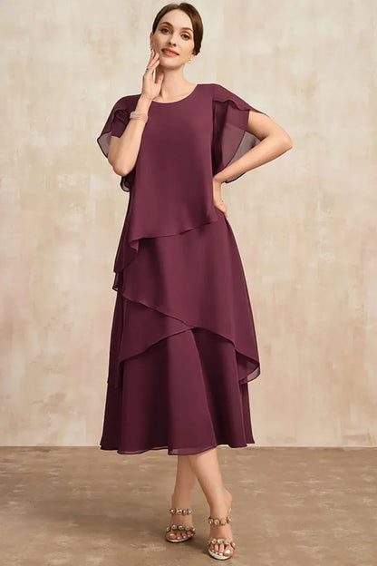 Emilia | Women's Elegant Classic Chiffon Dress