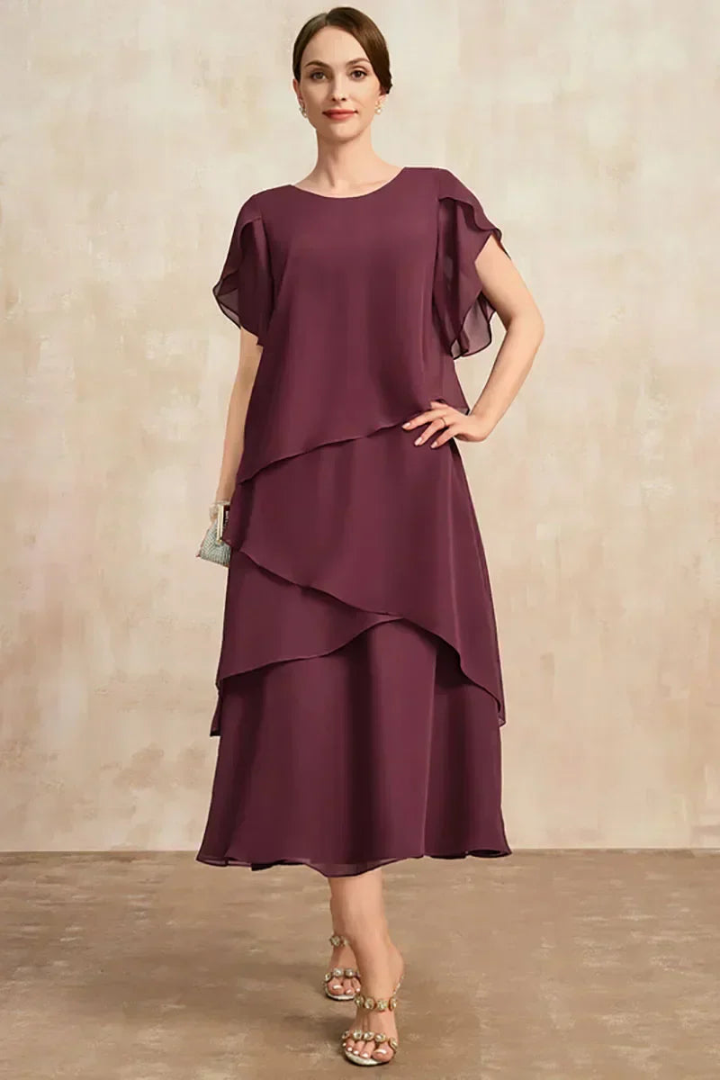Emilia | Women's Elegant Classic Chiffon Dress