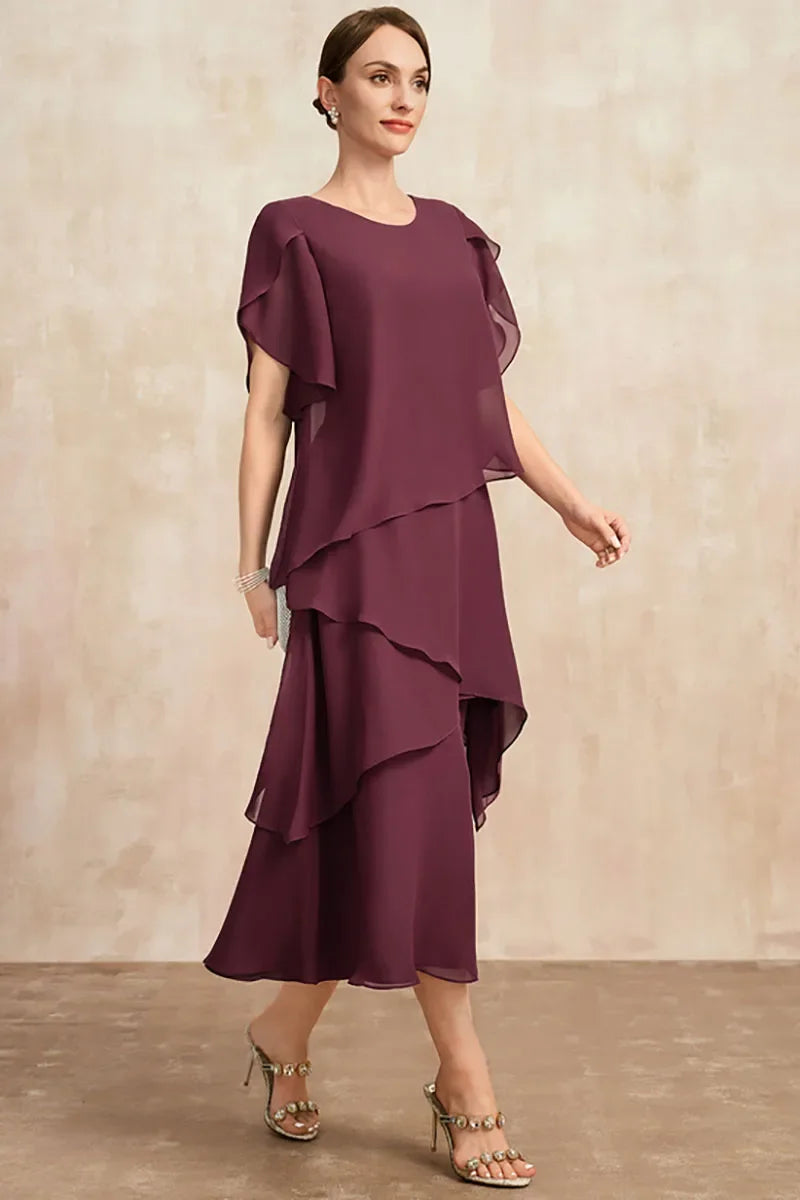Emilia | Women's Elegant Classic Chiffon Dress