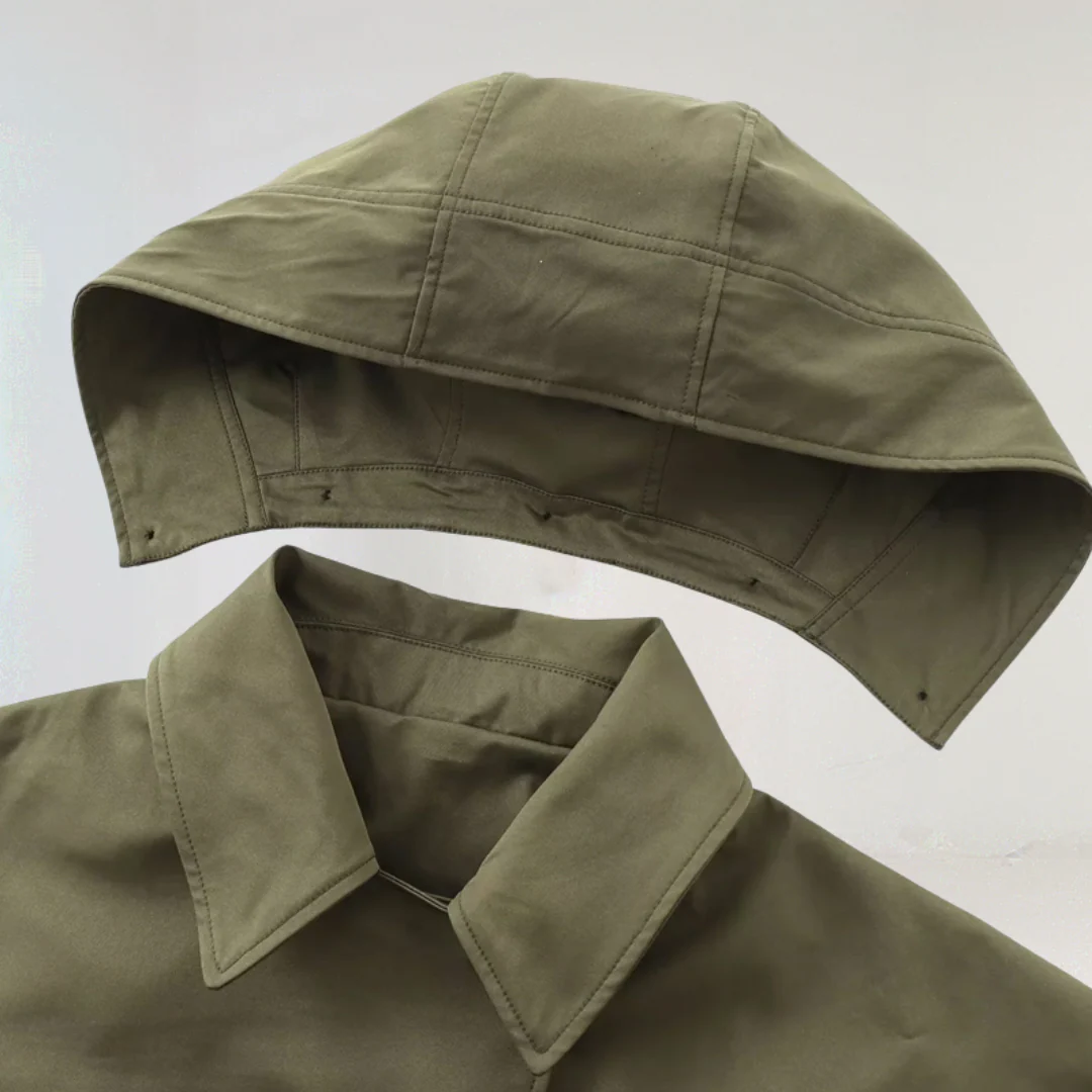 Gabriela | Women's Lightweight Waterproof Rain Jacket with Button Placket