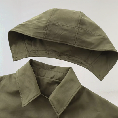 Gabriela | Women's Lightweight Waterproof Rain Jacket with Button Placket