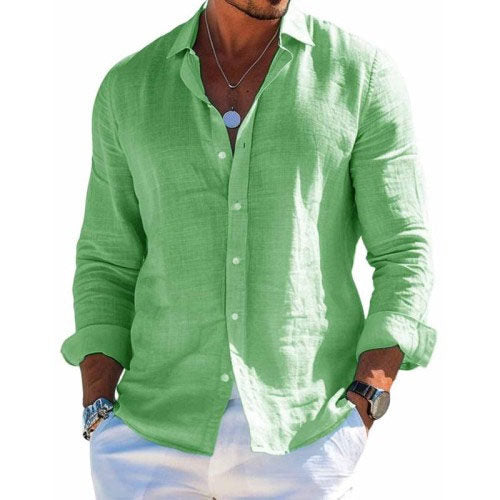 Gaetano | Men’s Relaxed Kinetic Long Sleeve Shirt