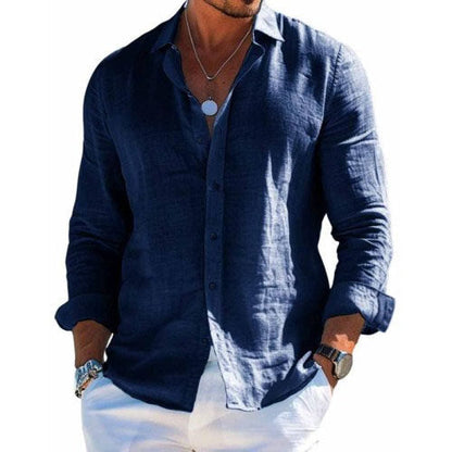 Gaetano | Men’s Relaxed Kinetic Long Sleeve Shirt