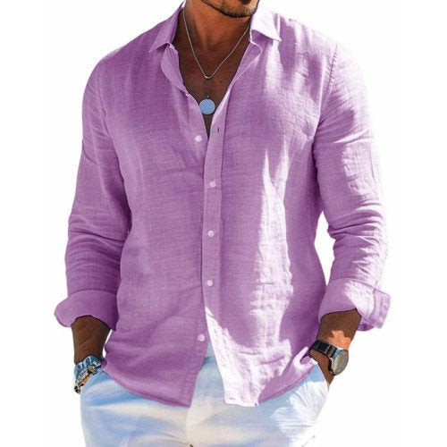 Gaetano | Men’s Relaxed Kinetic Long Sleeve Shirt