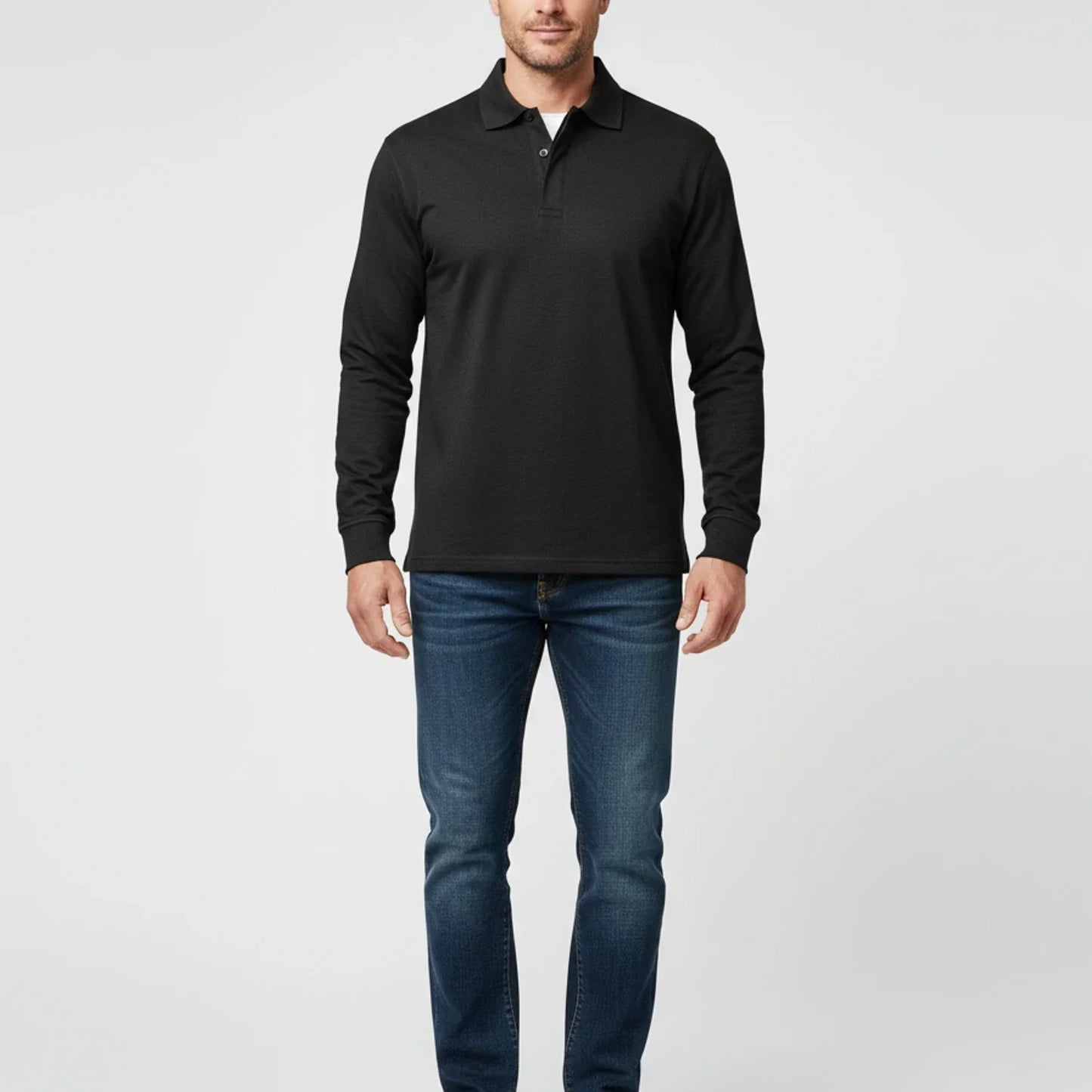 Marco | Men’s Classic Long Sleeve Polo Shirt