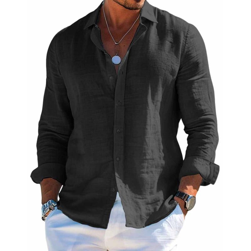 Gaetano | Men’s Relaxed Kinetic Long Sleeve Shirt
