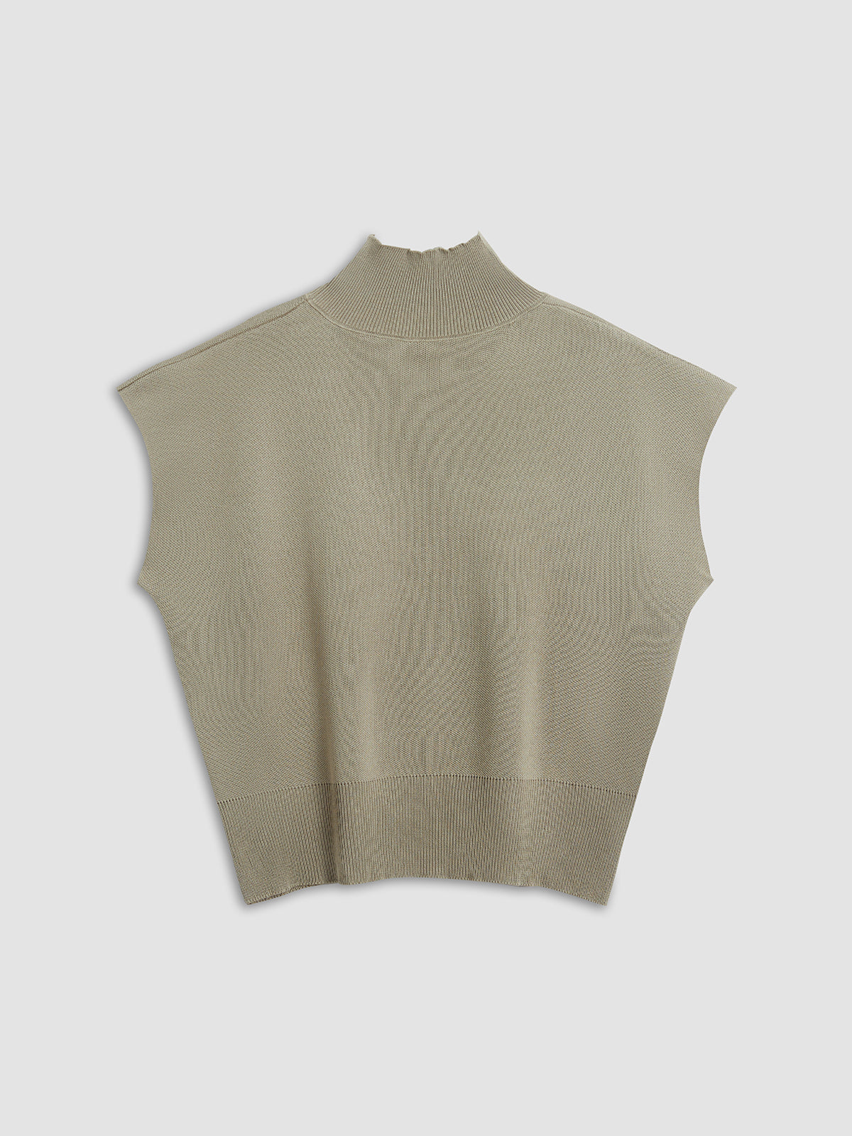 Noira | Mock-Neck Sleeveless Top