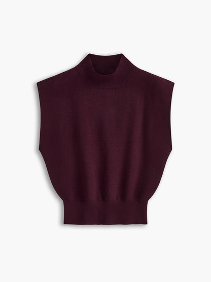 Noira | Mock-Neck Sleeveless Top