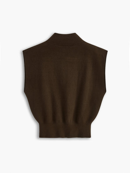 Noira | Mock-Neck Sleeveless Top