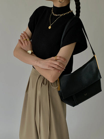 Noira | Mock-Neck Sleeveless Top