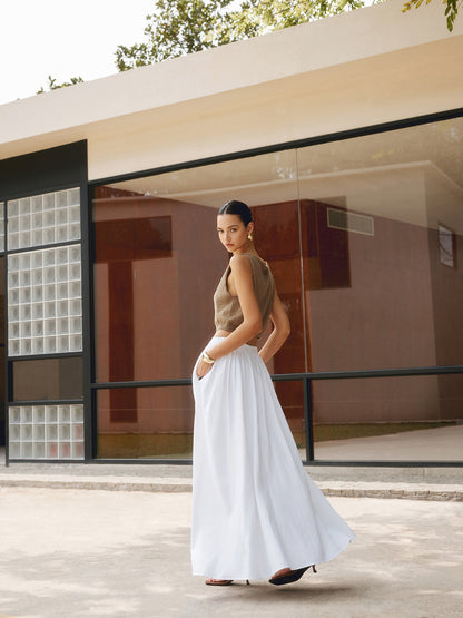 Florence | Pleated High-Waist Skirt