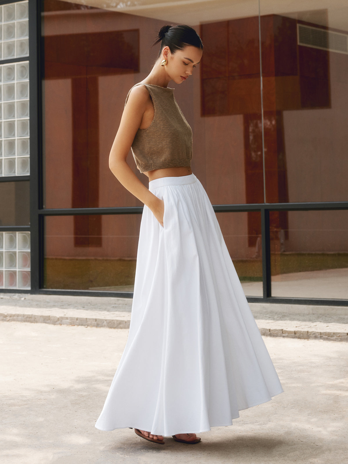Florence | Pleated High-Waist Skirt
