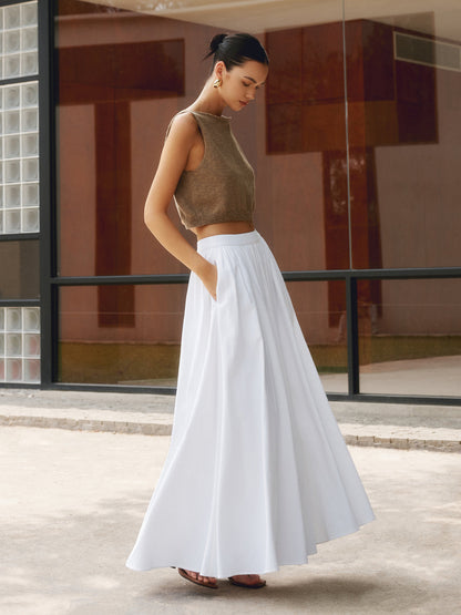 Florence | Pleated High-Waist Skirt