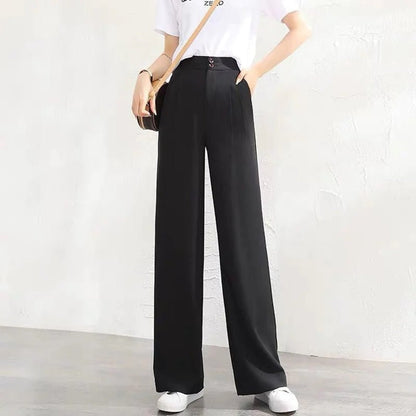 Charlotte | Linen Wide Leg Pants High Waisted Breathable Summer
