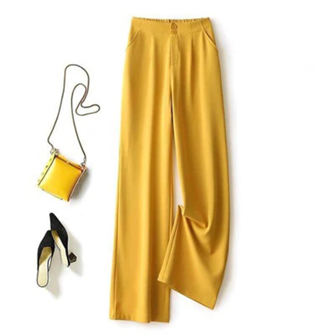 Charlotte | Linen Wide Leg Pants High Waisted Breathable Summer