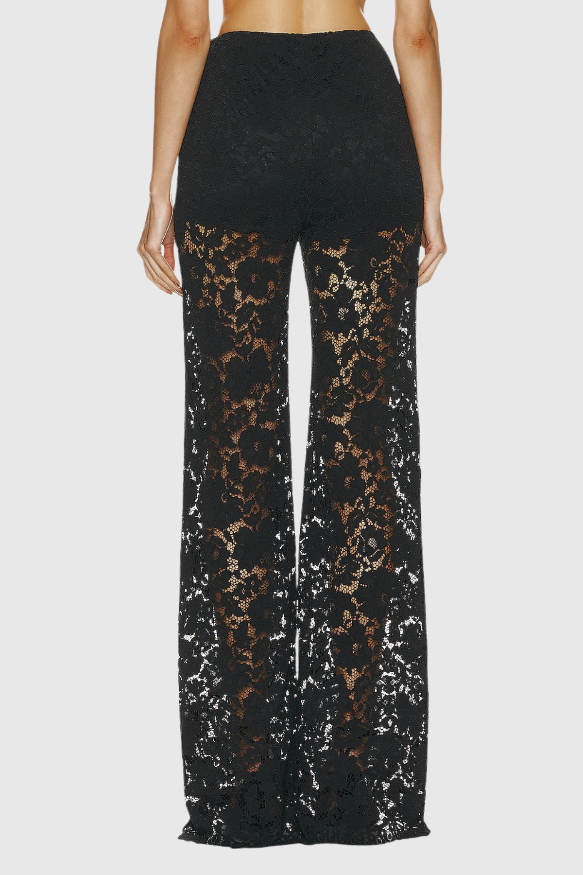 Amelie | Long Sleeve Lace Blazer and Wide-Leg Pants Set