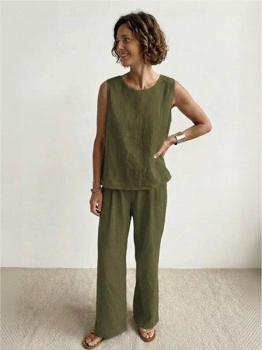 Aldina | Women's Breathable Wide-Leg Relaxed Summer Top