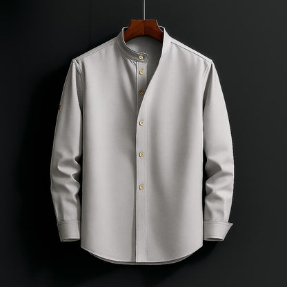 Claudio | Men’s Stand Collar Button-Up Shirt