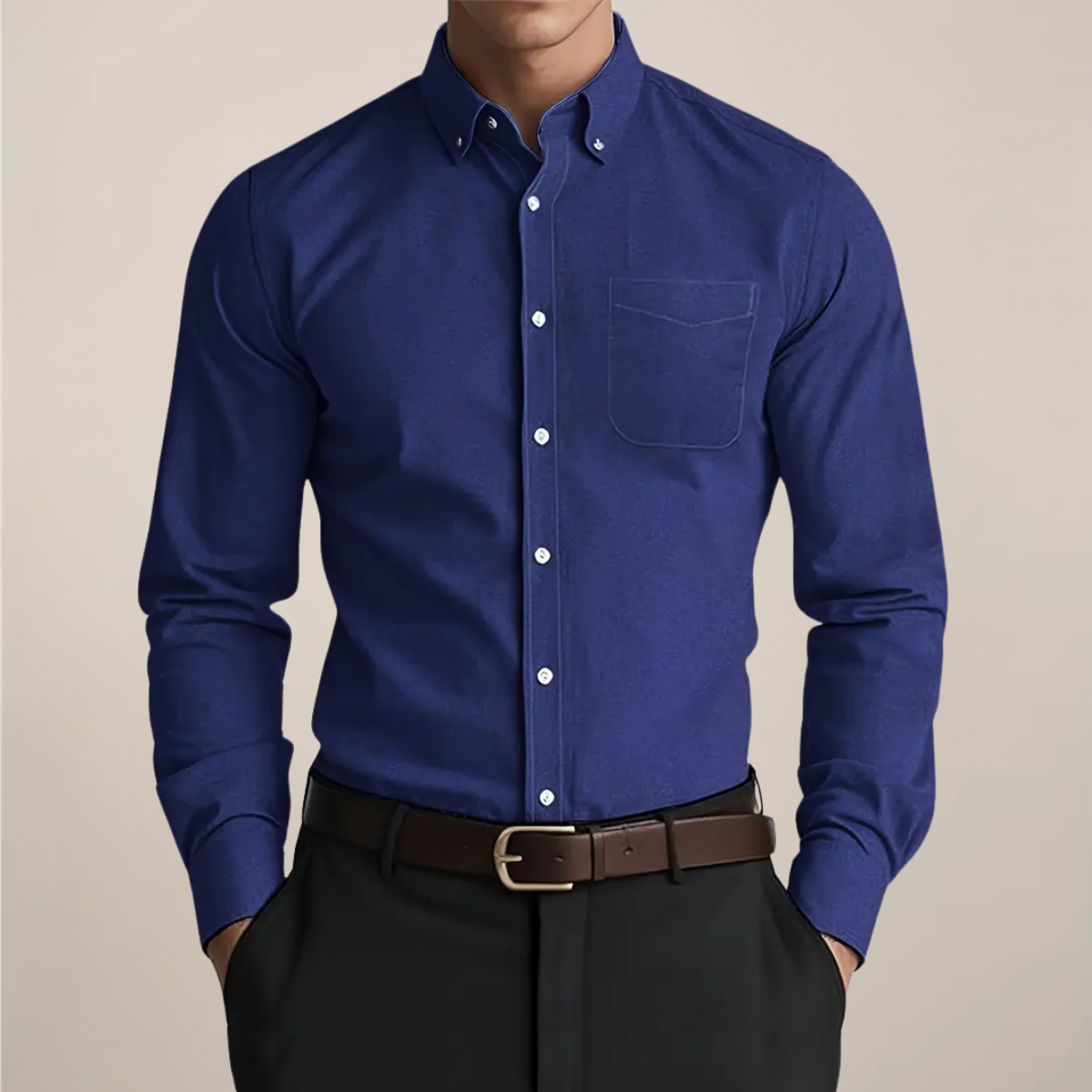 Bastiano | Men’s Classic Button-Down Long Sleeve Shirt