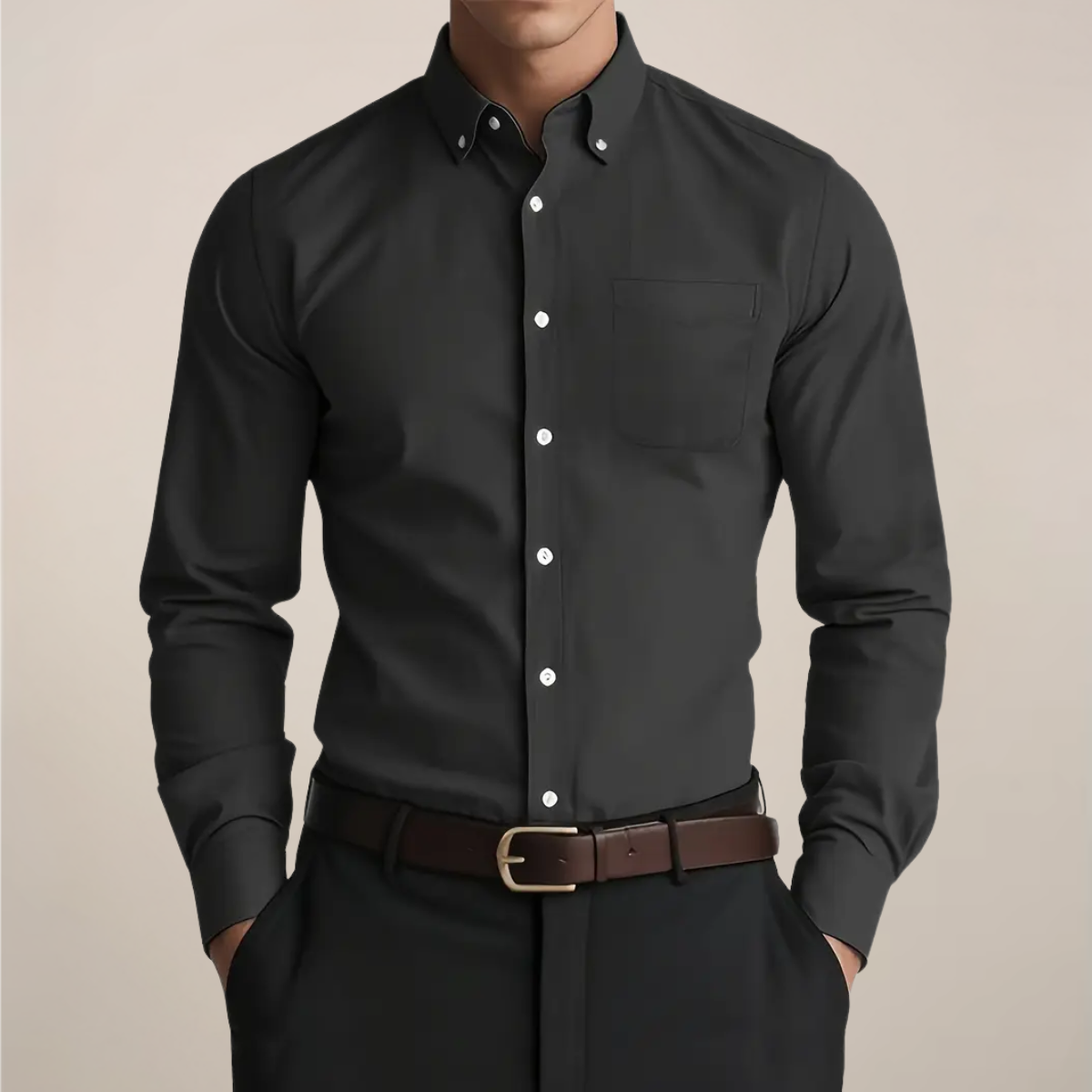 Bastiano | Men’s Classic Button-Down Long Sleeve Shirt