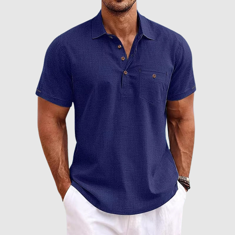 Roberto | Men’s Utility Pocket Polo Shirt