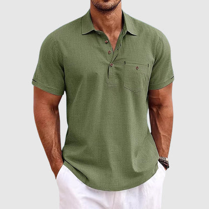 Roberto | Men’s Utility Pocket Polo Shirt