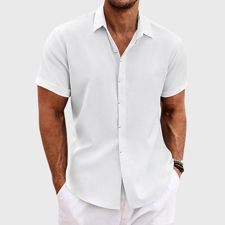 Vittorio | Men’s Short Sleeve Casual Button-Up Shirt