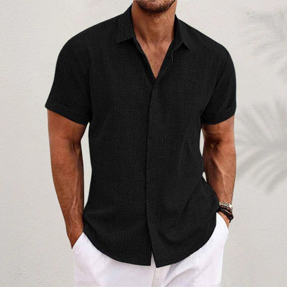 Vittorio | Men’s Short Sleeve Casual Button-Up Shirt