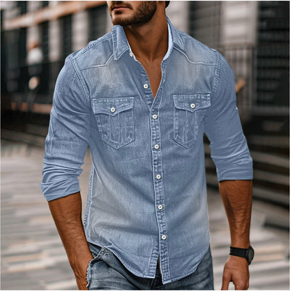 Nico | Men’s Utility Button-Front Casual Shirt