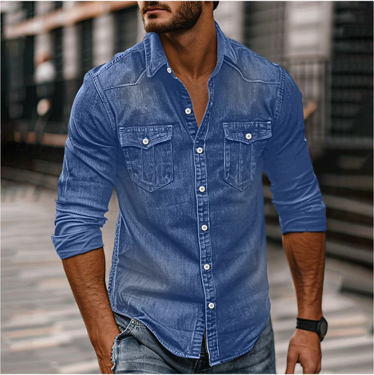 Nico | Men’s Utility Button-Front Casual Shirt