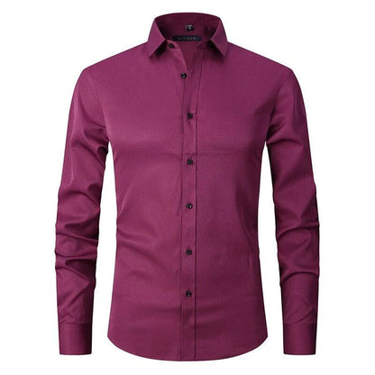 Valentino | Men’s Slim Fit Button Placket Formal Shirt