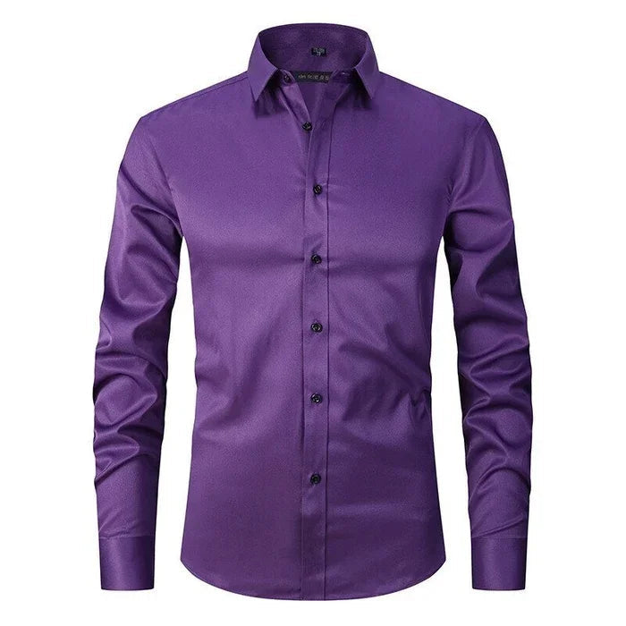 Valentino | Men’s Slim Fit Button Placket Formal Shirt