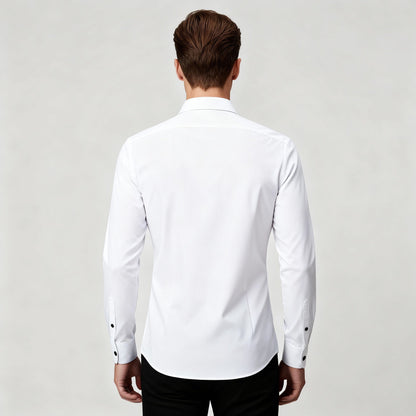 Valentino | Men’s Slim Fit Button Placket Formal Shirt
