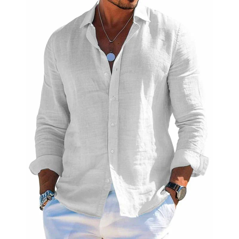 Adriano | Men’s Relaxed Fit Button-Up Casual Shirt