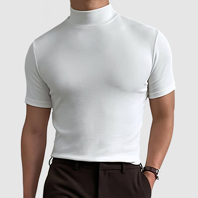 Marcello | Men’s Stand Collar Short Sleeve T-Shirt