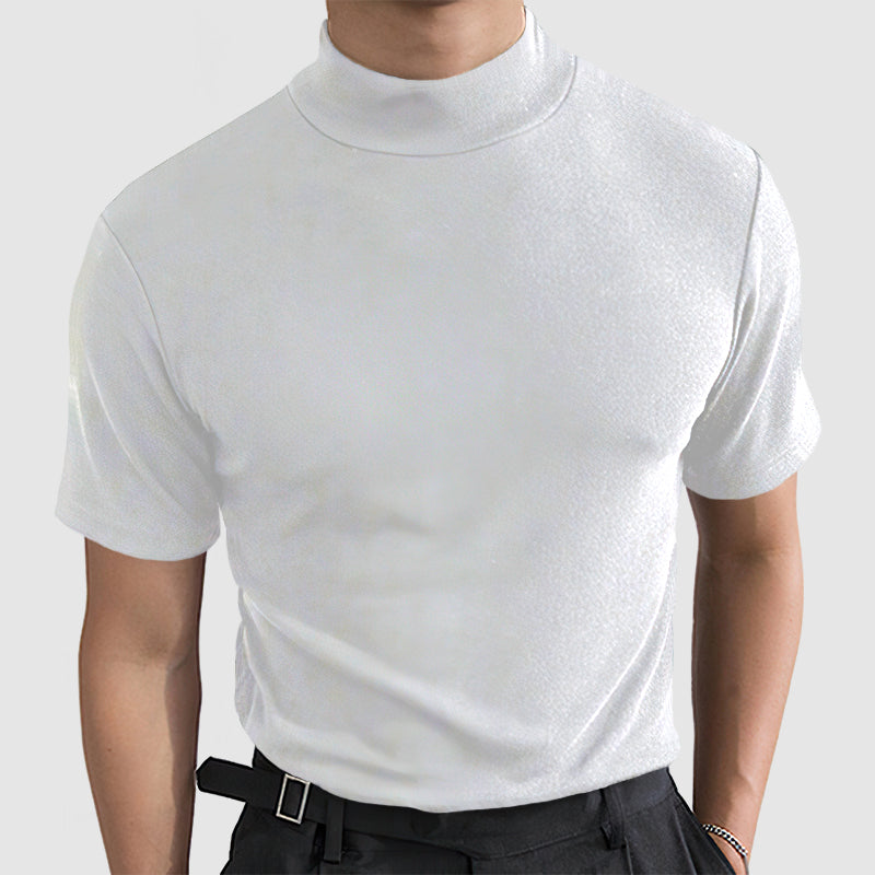 Marcello | Men’s Stand Collar Short Sleeve T-Shirt