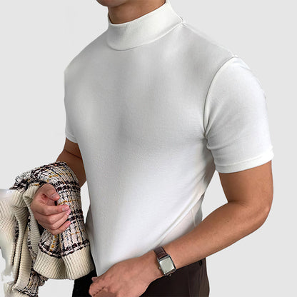 Marcello | Men’s Stand Collar Short Sleeve T-Shirt