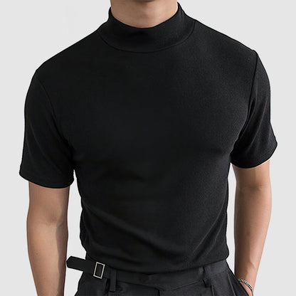 Marcello | Men’s Stand Collar Short Sleeve T-Shirt