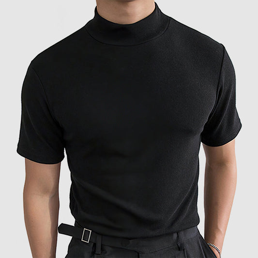Marcello | Men’s Stand Collar Short Sleeve T-Shirt