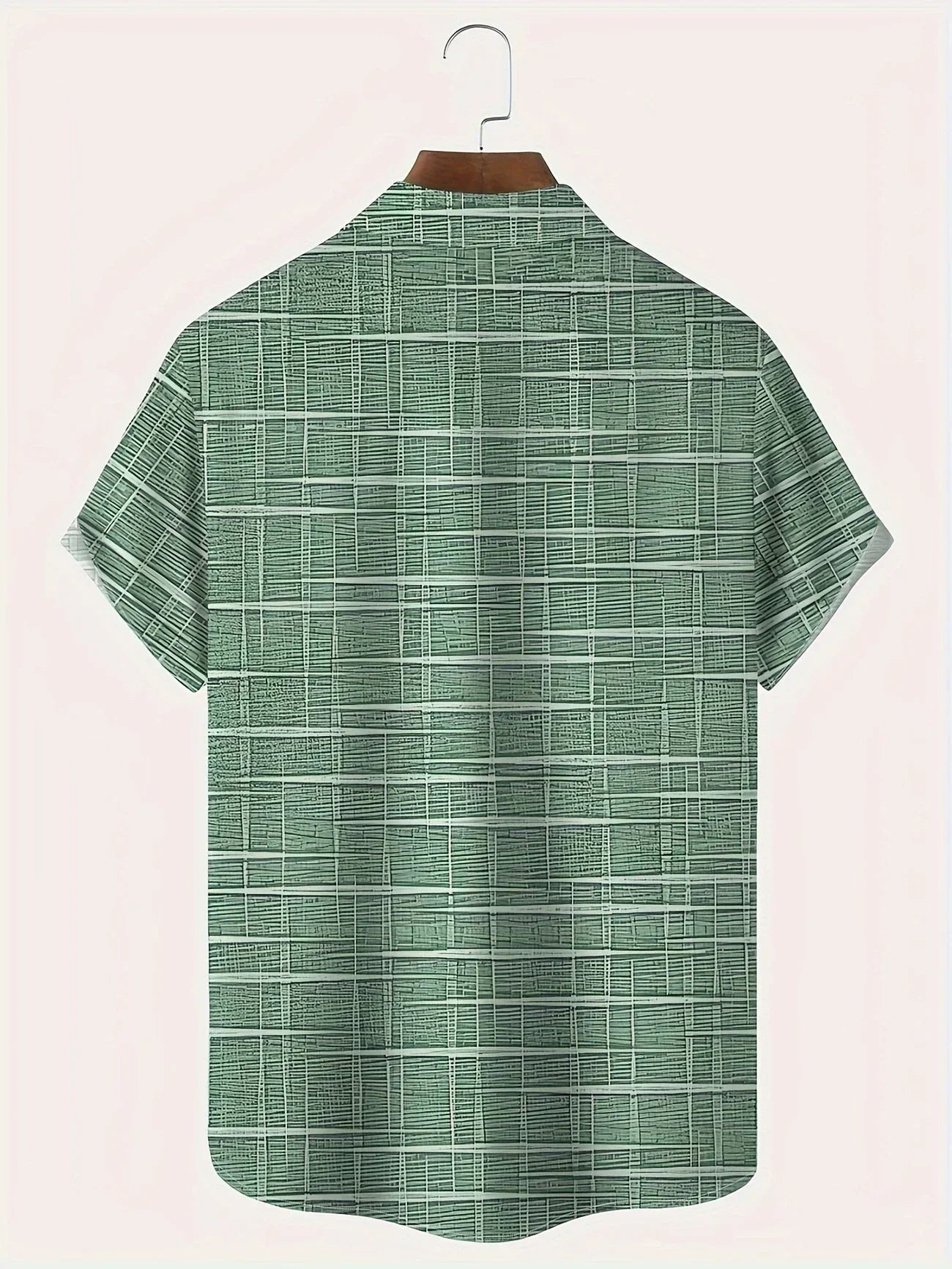 Matteo | Men’s Short Sleeve Patterned Button Casual Shirt