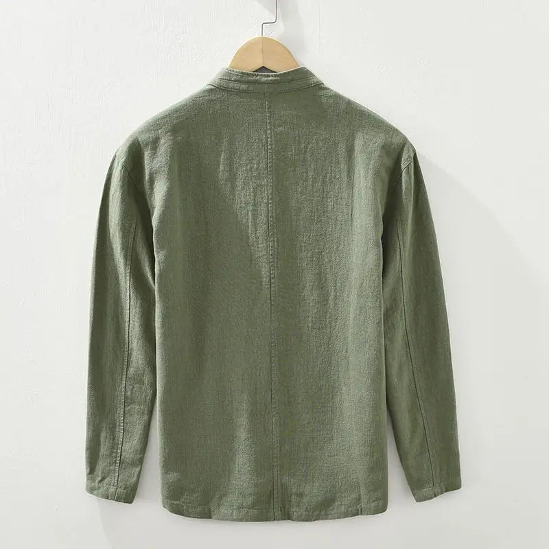 Alessandro | Men’s Casual Stand Collar Button-Up Shirt