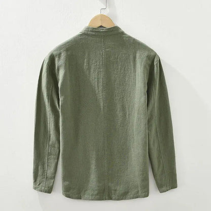 Alessandro | Men’s Casual Stand Collar Button-Up Shirt