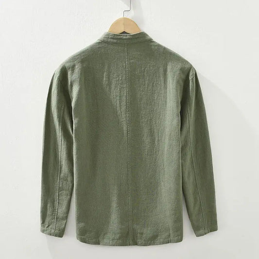 Alessandro | Men’s Casual Stand Collar Button-Up Shirt
