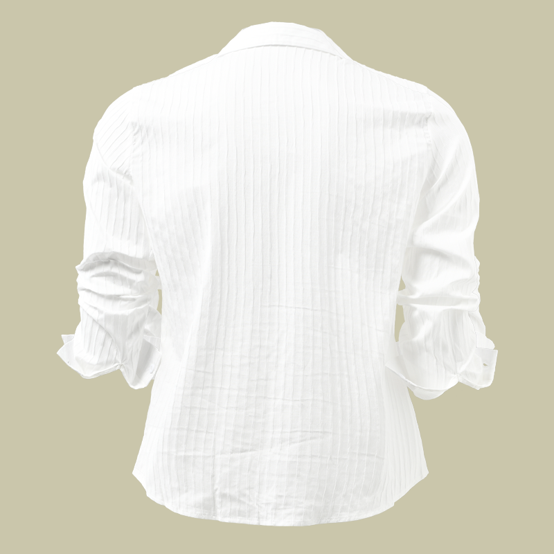 Bastiano | Men’s Ribbed Slim Fit Button Placket Shirt