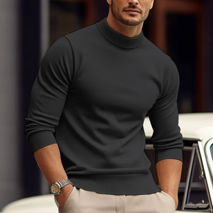 Valerio | Men’s Mock Neck Long Sleeve Shirt