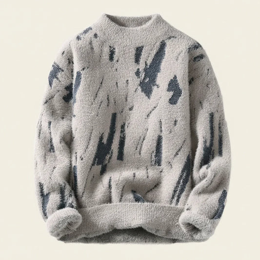 Markus | Herren Strickpullover mit abstraktem Muster