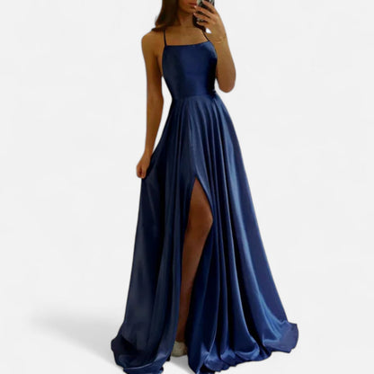 Greta | Women's Wedding Guest Dress Slit Maxi Dress