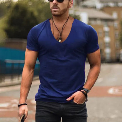 Alexander | Men’s Deep V-Neck Casual T-Shirt