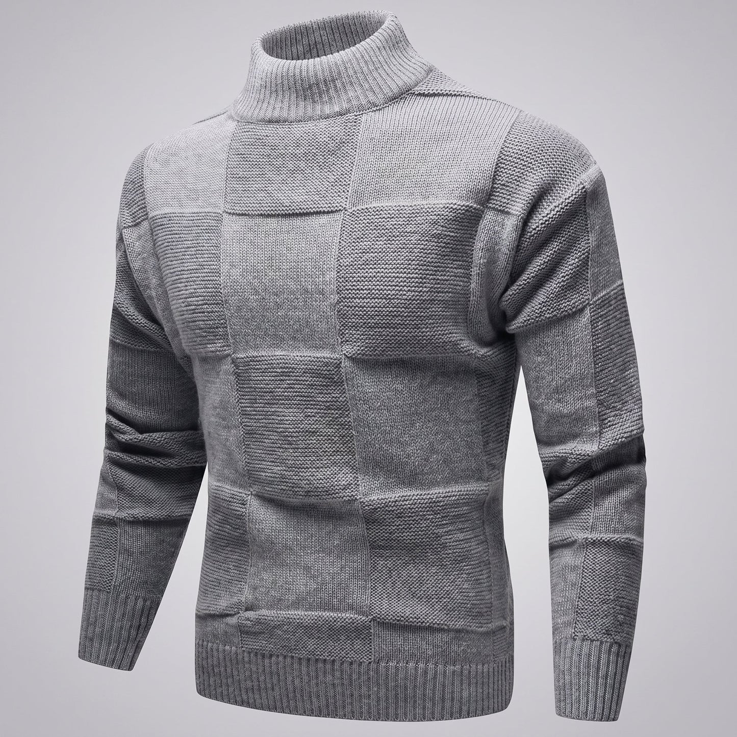 Andrew | Men’s Slim Fit Roll-Neck Sweater